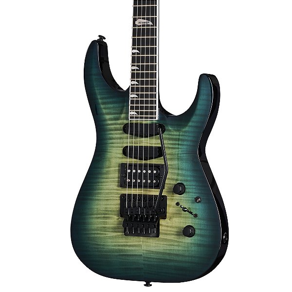 Guitarra Kramer SM-1 Floyd Rose Seymour Duncan Figured Blue