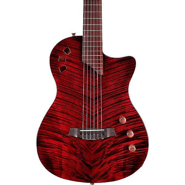 Violão Elétrico Cordoba Flat Stage Ltd Garnet com Bag