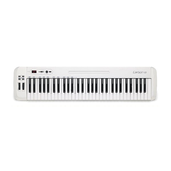 Controlador MIDI Samson Carbon 61 Branco USB 61 Teclas