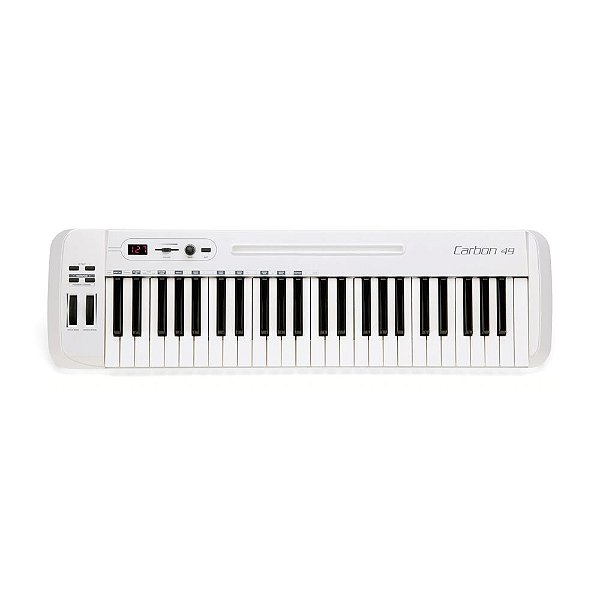 Controlador MIDI Samson Carbon 49 Branco USB 49 Teclas
