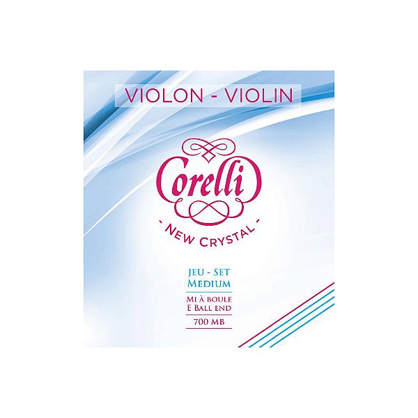 Encordoamento Savarez 700MB Corelli Cristal para Violino 4/4