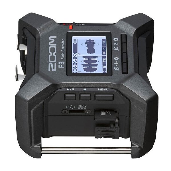 Gravador de Áudio Zoom F3 Field Recorder