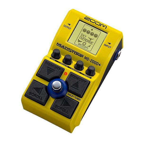 Pedaleira Zoom MultiStomp MS 200D+ para Guitarra