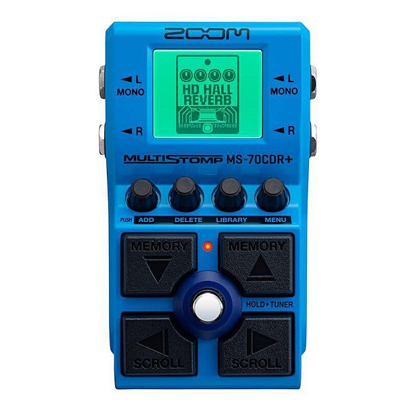 Pedaleira Zoom MultiStomp MS-70CDR+ para Guitarra