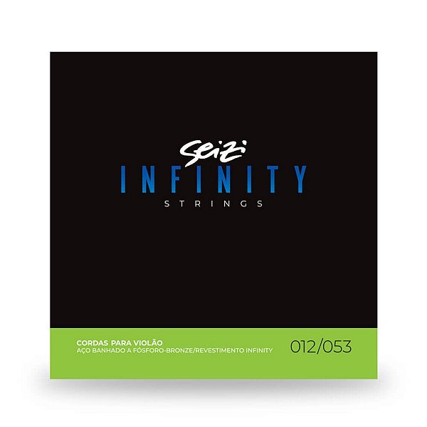 Encordoamento Seizi Infinity Coated .012 para Violão