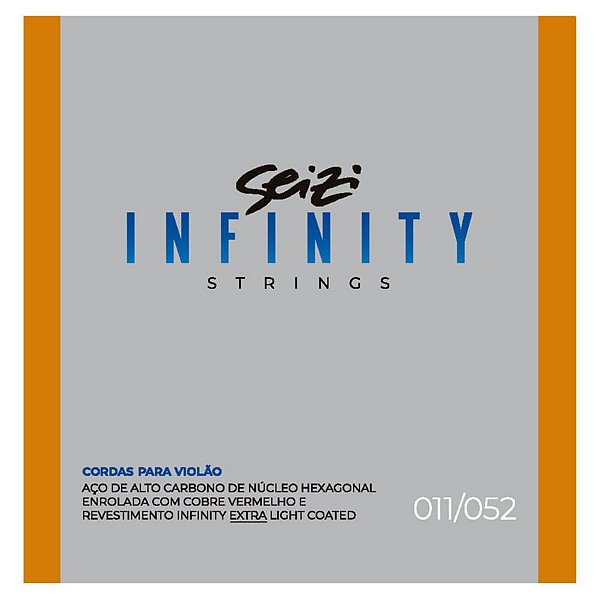 Encordoamento Seizi Infinity Light .011 para Violão Aço