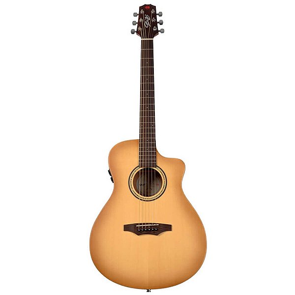 Violão Elétrico Seizi Zen Kaizen Plus Cutaway Desert Burst