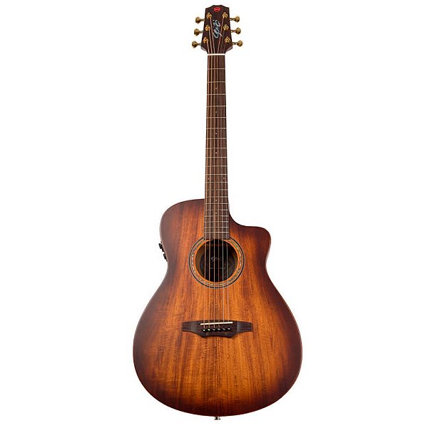 Violão Elétrico Seizi Supreme Zen Mirai Plus Koa Burst