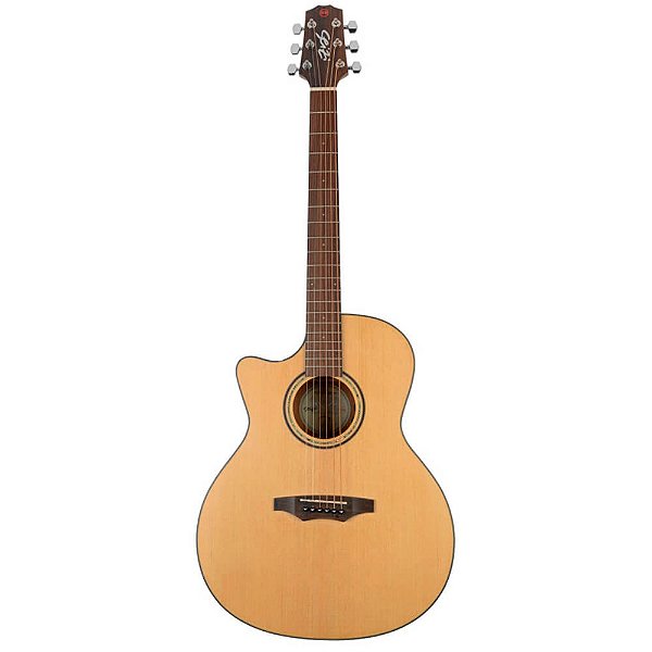 Violão Elétrico Seizi Ryu Kaizen Cutaway Spruce Na Canhoto
