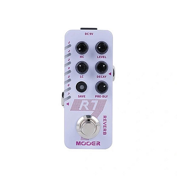 Pedal de Efeito Mooer R7 Digital Reverb