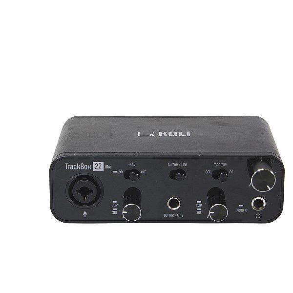 Interface De Áudio Kolt TrackBox 22 MIDI USB 2 Canais