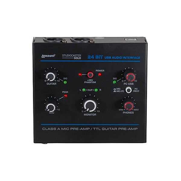 Interface de Áudio Lexsen Studiocaster Solo USB 2 Canais