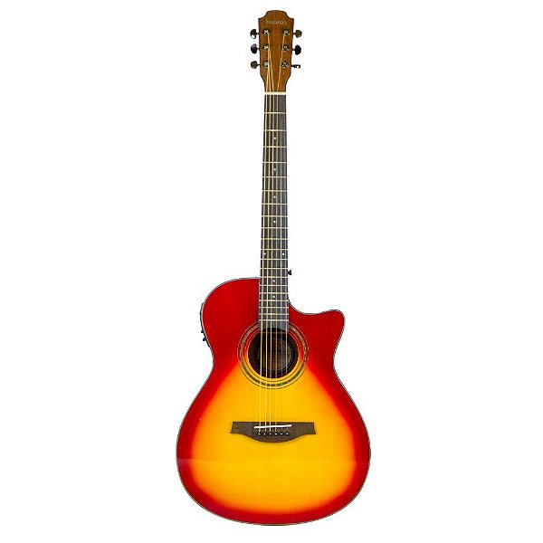 Violão Elétrico Benson BGF100CE Concert Aço Honeyburst