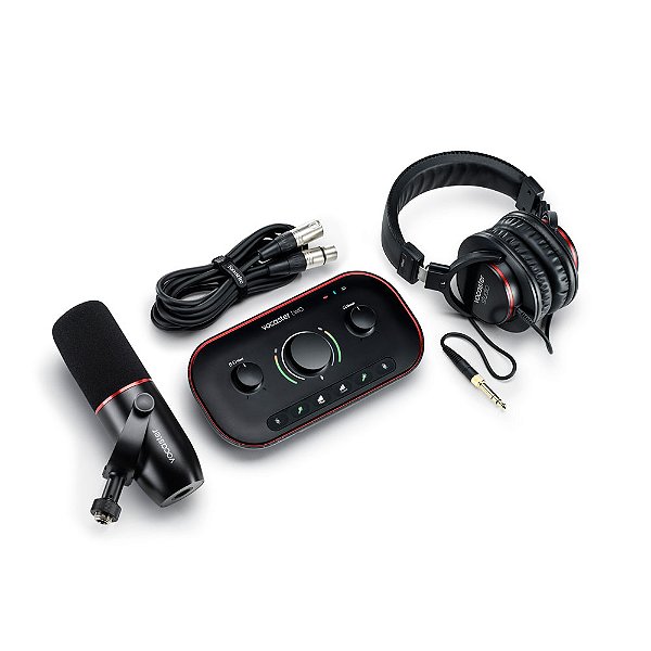 Kit Interface de áudio Focusrite Two Studio com Microfone