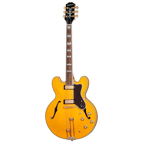 Guitarra Semi-Acústica Epiphone Sheraton Natural com Bag