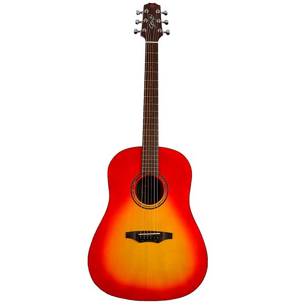 Violão Elétrico Seizi Supreme Okami Cherry Burst