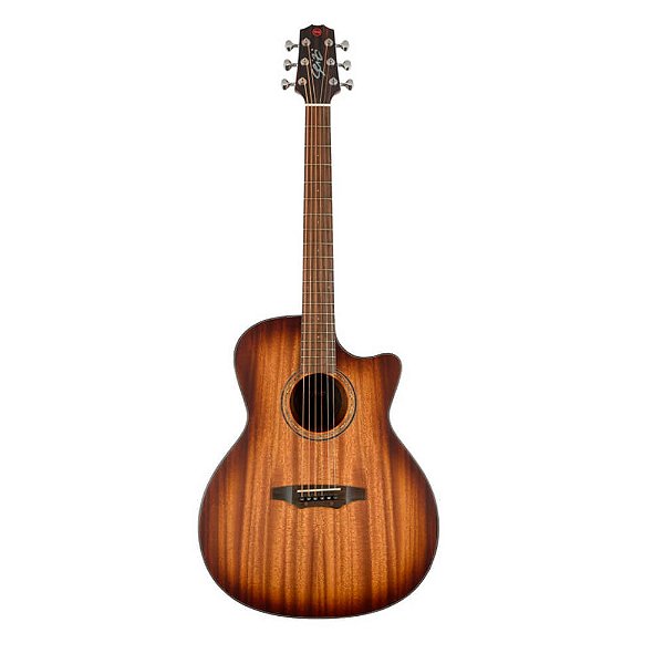 Violão Elétrico Seizi Ryu Cutaway Mahogany Burst com Bag