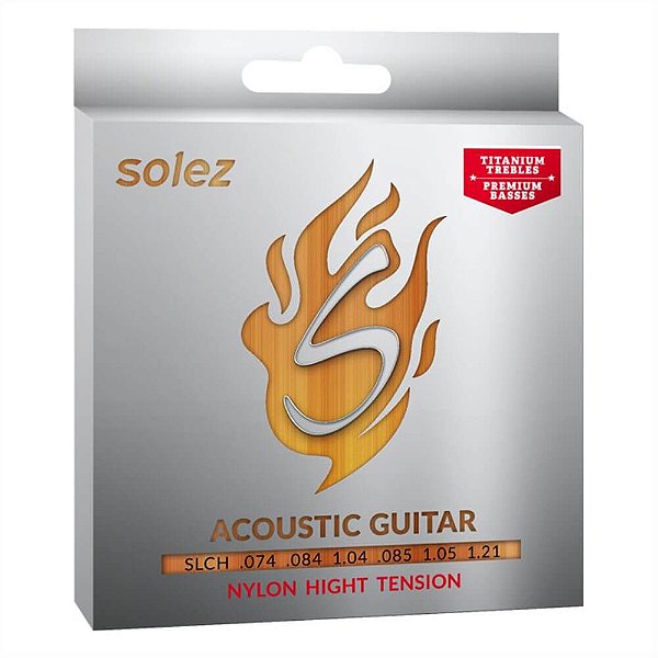 Encordoamento Solez SLCH .074 Alta para Violão Nylon