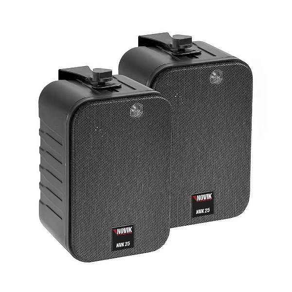 Par de Caixa de Som Ambiente Novik Neo NVK25 Passivo 25w