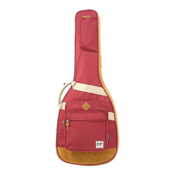 Bag Capa Ibanez IGB541-WR Powerpad Wine Red para Guitarra