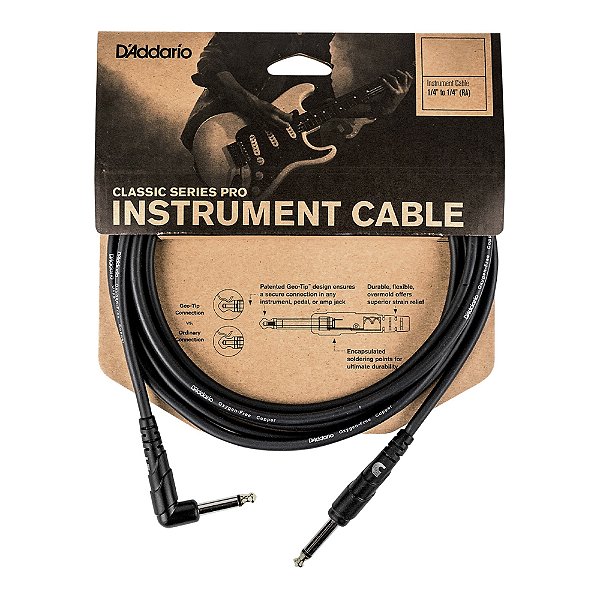 Cabo D'addario PW-CGTPRORA-20 P10 6,09M para Instrumento