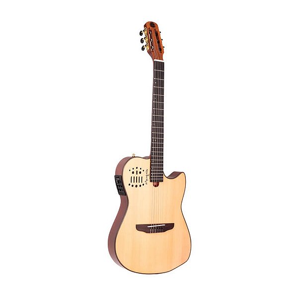 Violão Flat Elétrico Marquês VN-162 Nylon Ativo Natural