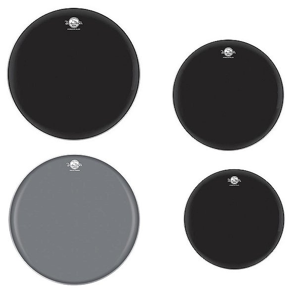 Kit de Pele Luen Dudu Portes Hydraglide Black Standart