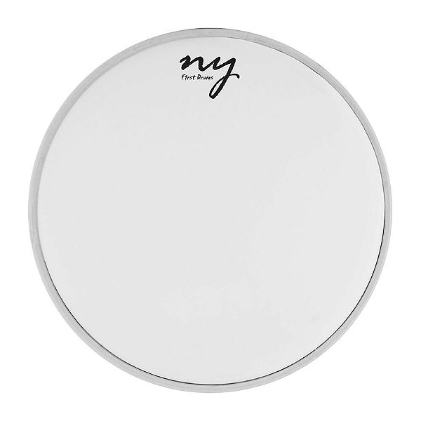 Pele Porosa para Bateria 12" Branca New York