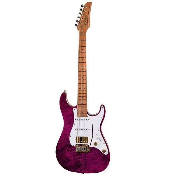 Guitarra Seizi Katana Musashi Plus RM Quilted Amethyst Purple