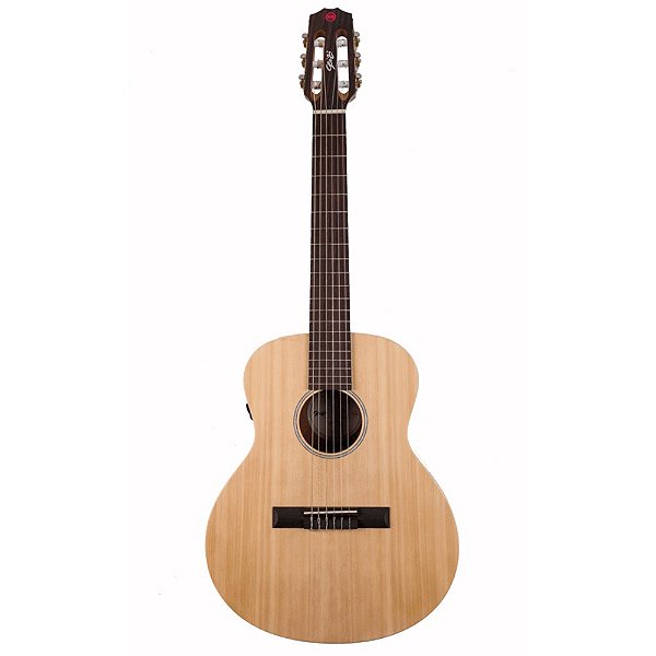 Violão Elétrico Seizi Mini Ryu Kaizen Nylon Spruce Natural