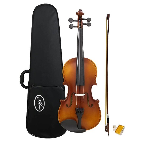 Kit Viola de Arco Clássica Envelhecida AL1310 3/4 Alan Case