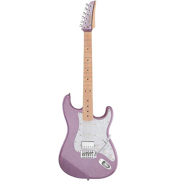 Guitarra Seizi Fun Katana Musashi HSS Purple Sparkle