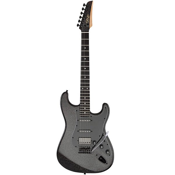 Guitarra Seizi Fun Katana Musashi All Black Sparkle Limited