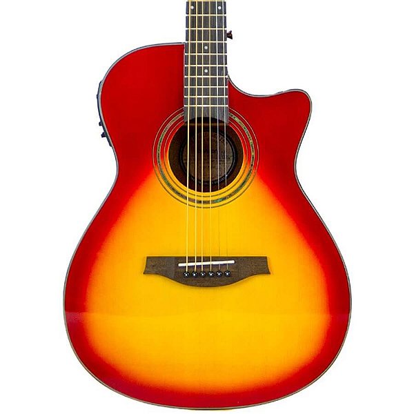 Violão Elétrico Benson BGF100CE Concert Aço Honeyburst