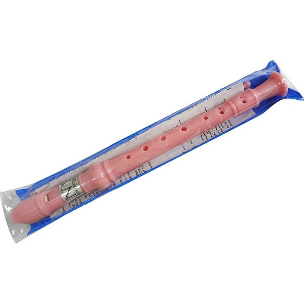 Flauta Doce Germânica Rosa Claro FL 20G New York