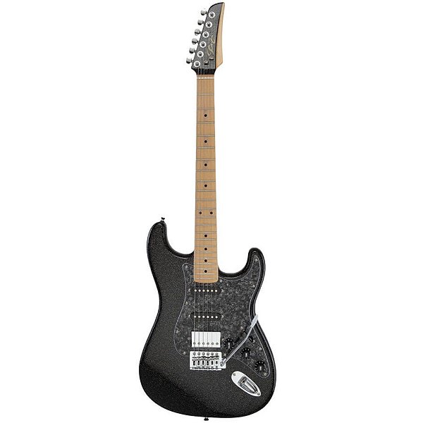 Guitarra Seizi Fun Katana Musashi HSS MP Black Sparkle