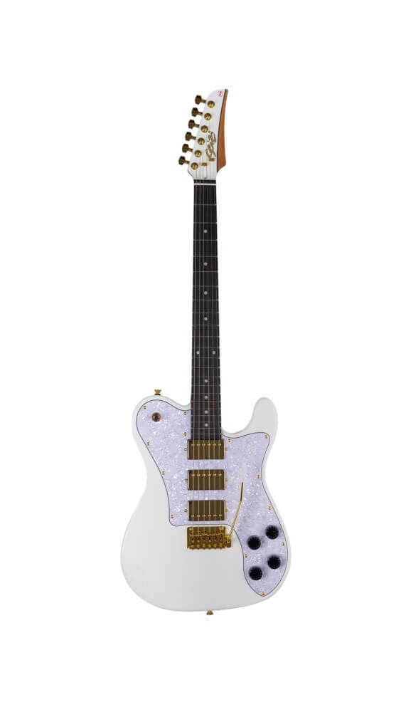 Guitarra Seizi Katana Kabuto Trinity Bruna Tsuruda White