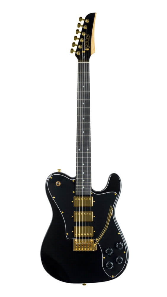 Guitarra Seizi Katana Kabuto Trinity Bruna Tsuruda Black Gold