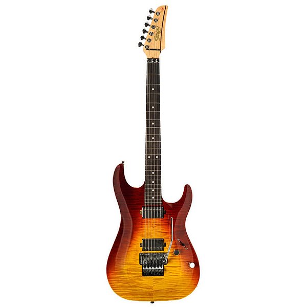 Guitarra Seizi Katana Aura HH Floyd Rose Fireburst
