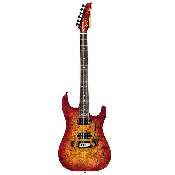 Guitarra Seizi Katana Shadow Ozielzinho HH 2P Nebula Burst