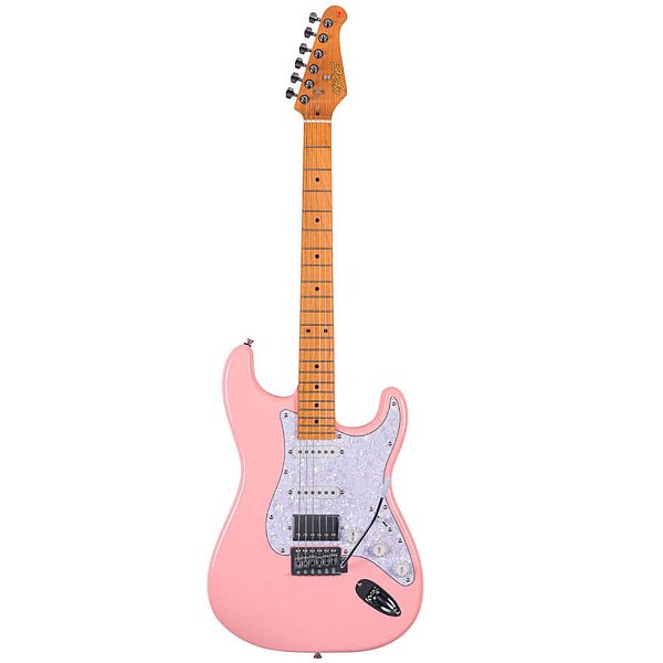 Guitarra Seizi Fun Vintage Budokan Shell Pink