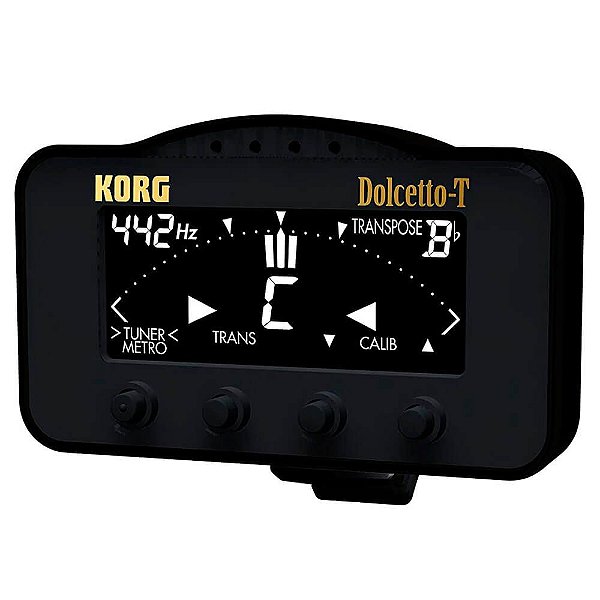Afinador e Metrônomo Korg Dolcetto AW-3T Clipe para Sopro