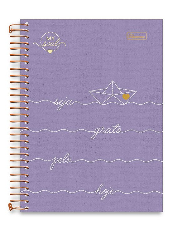 Caderno CD 10Mat 160Fls My Soul