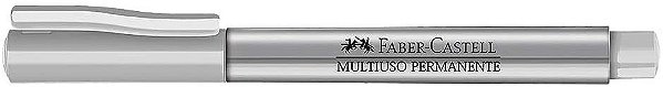 Marcador Multiuso Permanente 1.0mm Metálico Prata