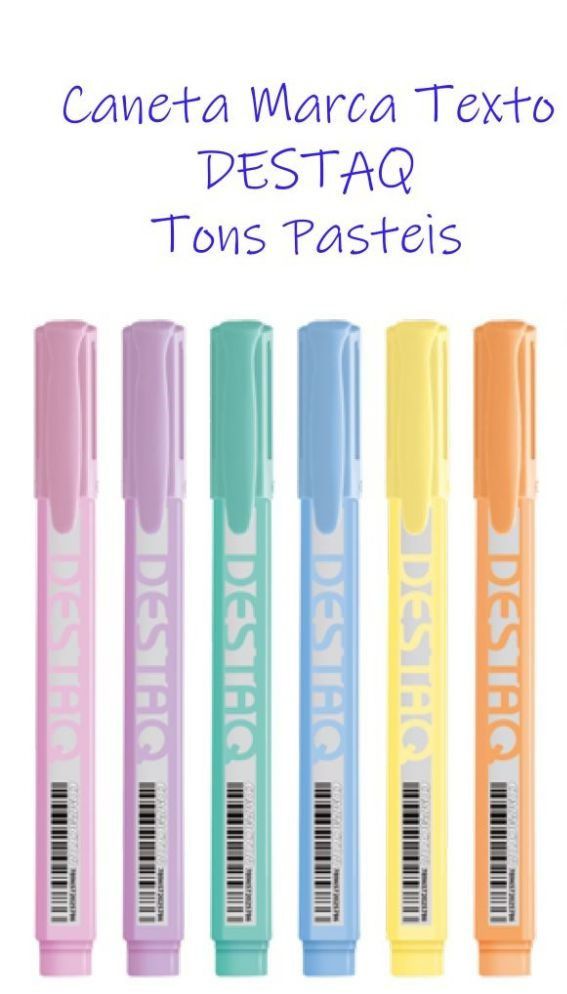Marcador Destaq Cores Pasteis - 00228999