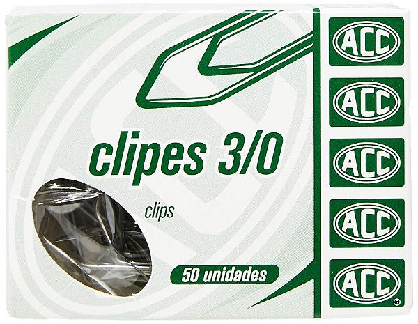 Clipe 3/0 cx c/50un Aco Galvanizado