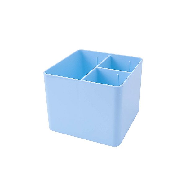 Porta Objetos AZUL PASTEL 3 Divisorias 3020.BP