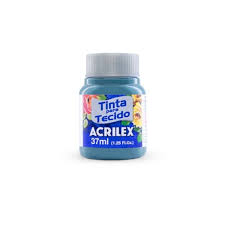 Tinta de tecido fosca 37ml cinza lunar