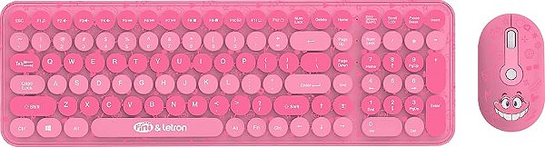 Combo Mouse e Teclado Fini Wireless Letron