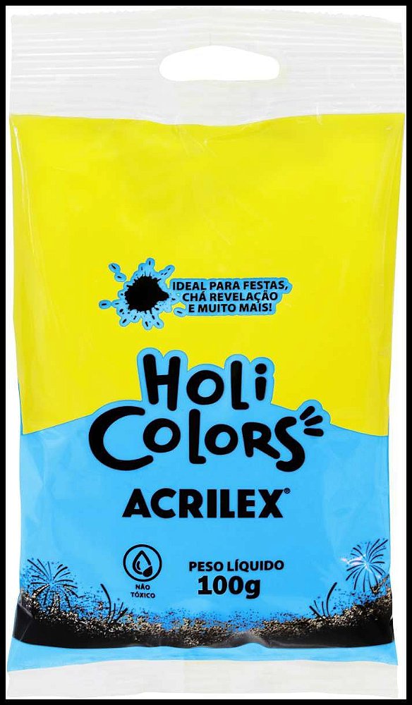 Holi Colors 100g Azul Turquesa